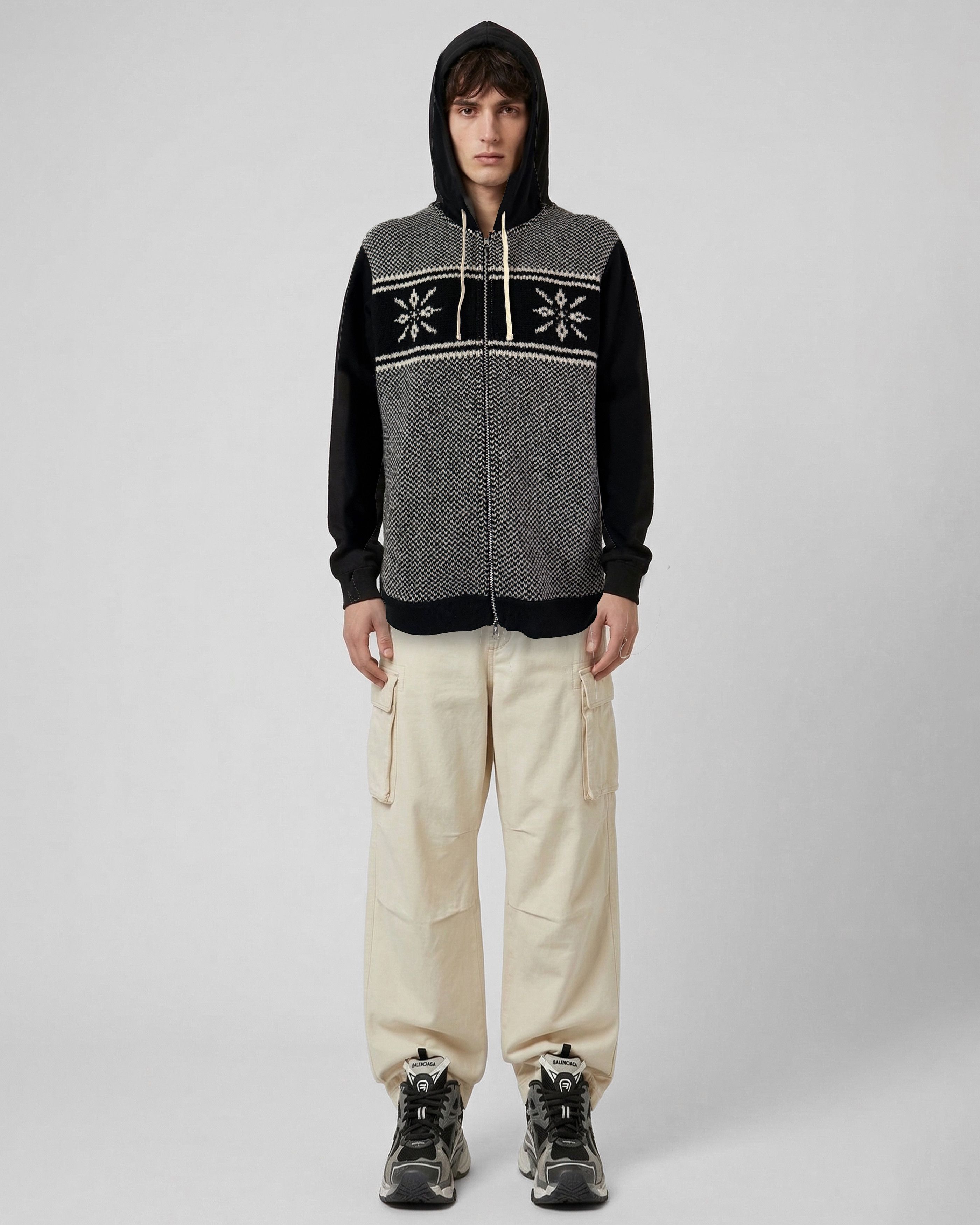 Comme des Garcons Junya Watanabe Palace Hybrid Hoodie Size US L / EU 52-54 / 3 - 1 Thumbnail