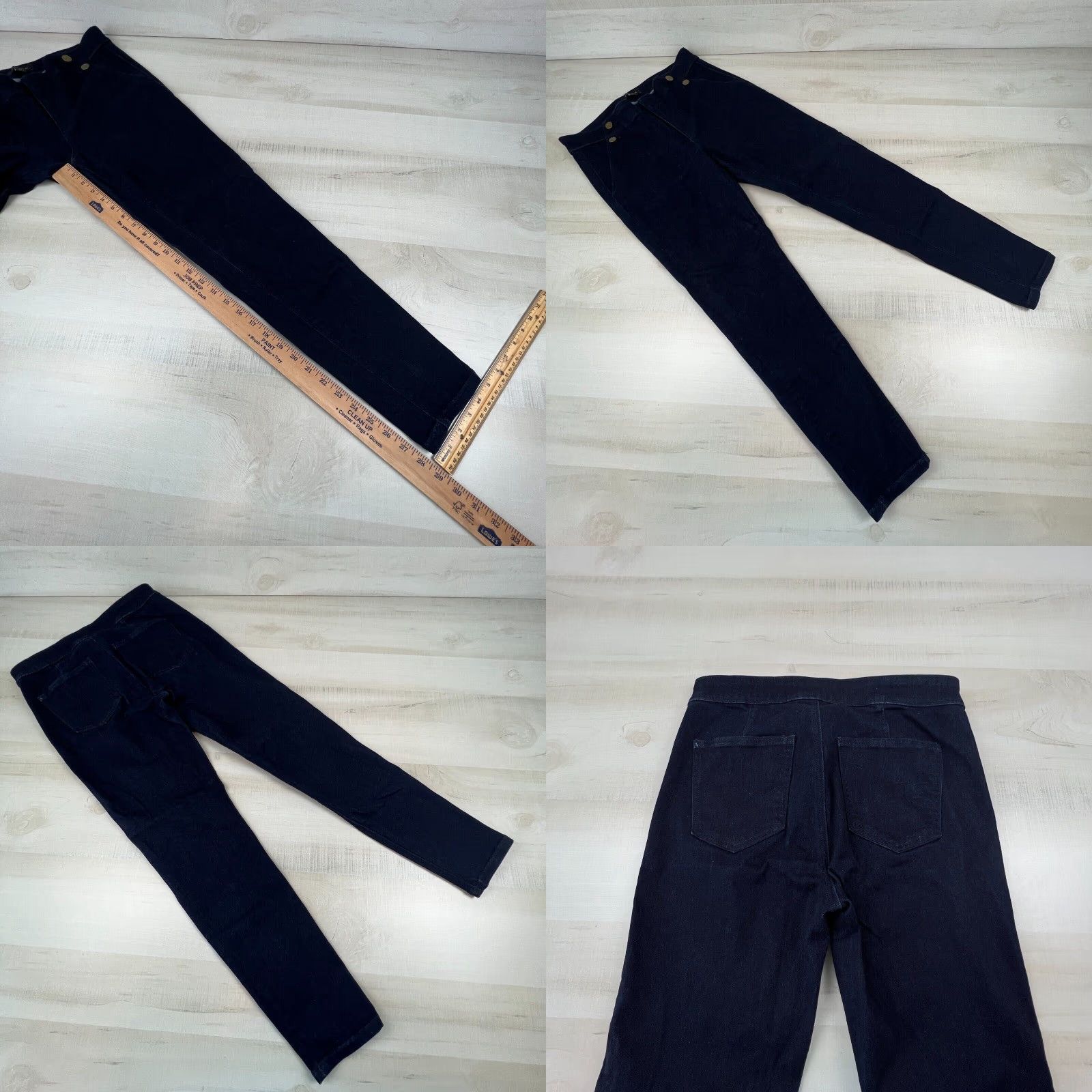 Ann Taylor Ann Taylor Womens Dark Blue Skinny Jeans Mid Rise Stretch Size 8 Size 30" / US 8 / IT 44 - 8 Thumbnail