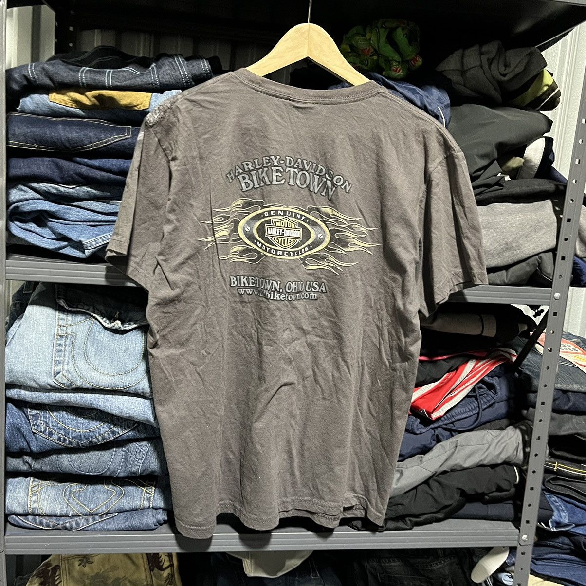 Affliction × Harley Davidson × Vintage CRAZY VINTAGE HARLEY DAVIDSOM Y2K GRUNGE GOTH TEE SHIRT Size US M / EU 48-50 / 2 - 5 Thumbnail