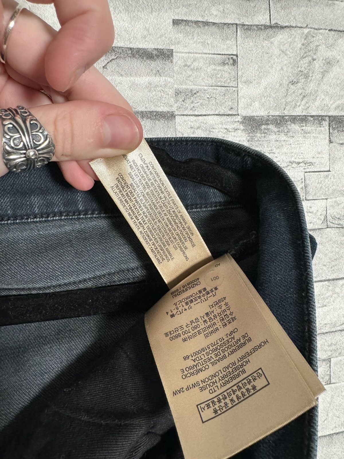 Burberry Burberry Straight Denim Jeans Blue W30/L32 Size US 30 / EU 46 - 8 Thumbnail