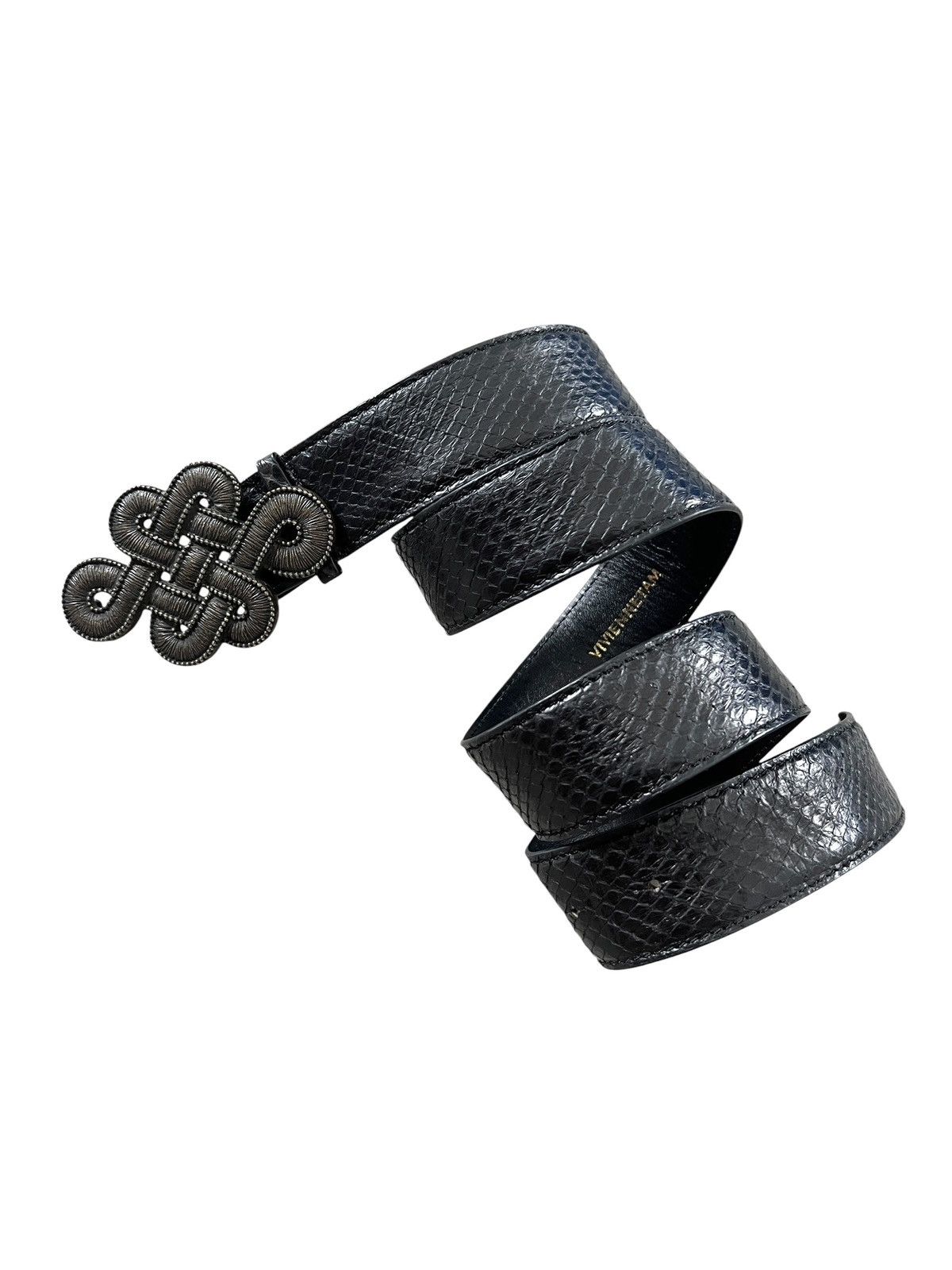 Vivienne Tam 1990s Vivienne Tam Snake Skin Leather Belt Size ONE SIZE - 2 Thumbnail