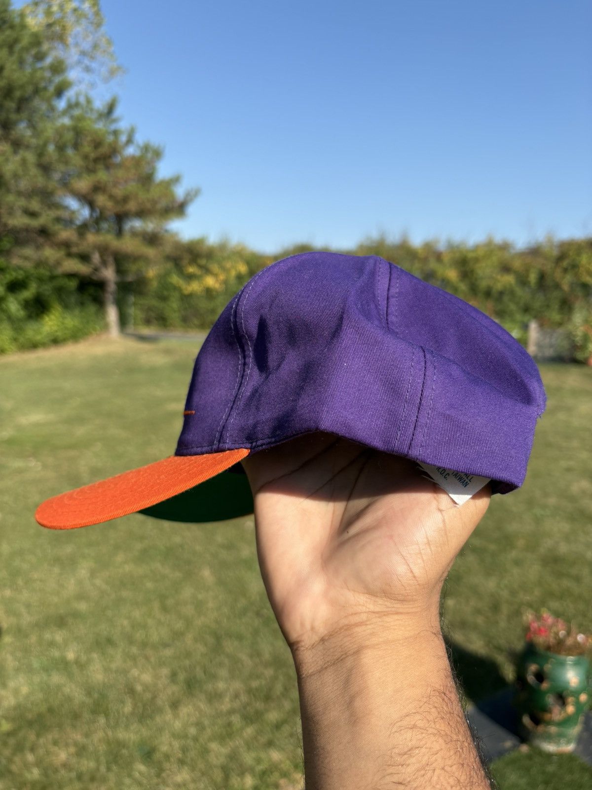 Twins Enterprise Inc. Phoenix Suns NBA Twins Vintage 90s Logo Script Snapback Hat Size ONE SIZE - 4 Thumbnail