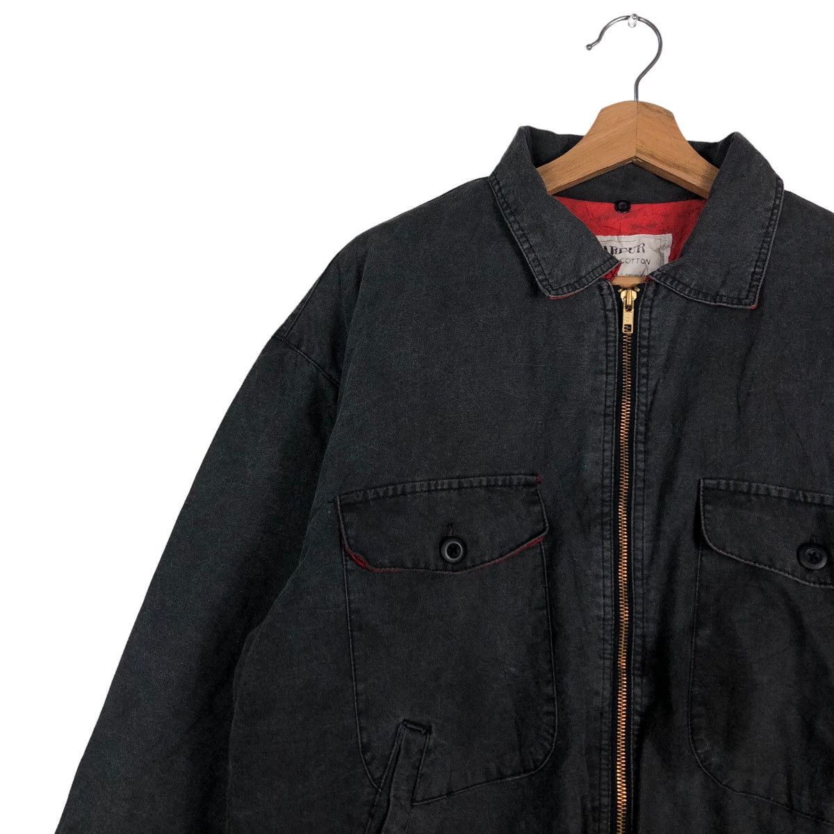 Japanese Brand Vintage Chore Bomber Jacket Barfur Japan Inspire CP Company Size US L / EU 52-54 / 3 - 7 Thumbnail