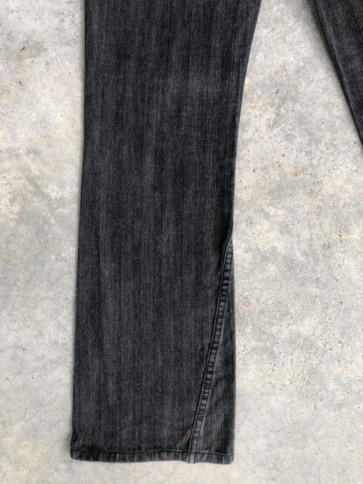 If Six Was Nine Japanese Jungle Storm Flared Jeans Size US 31 - 11 Thumbnail