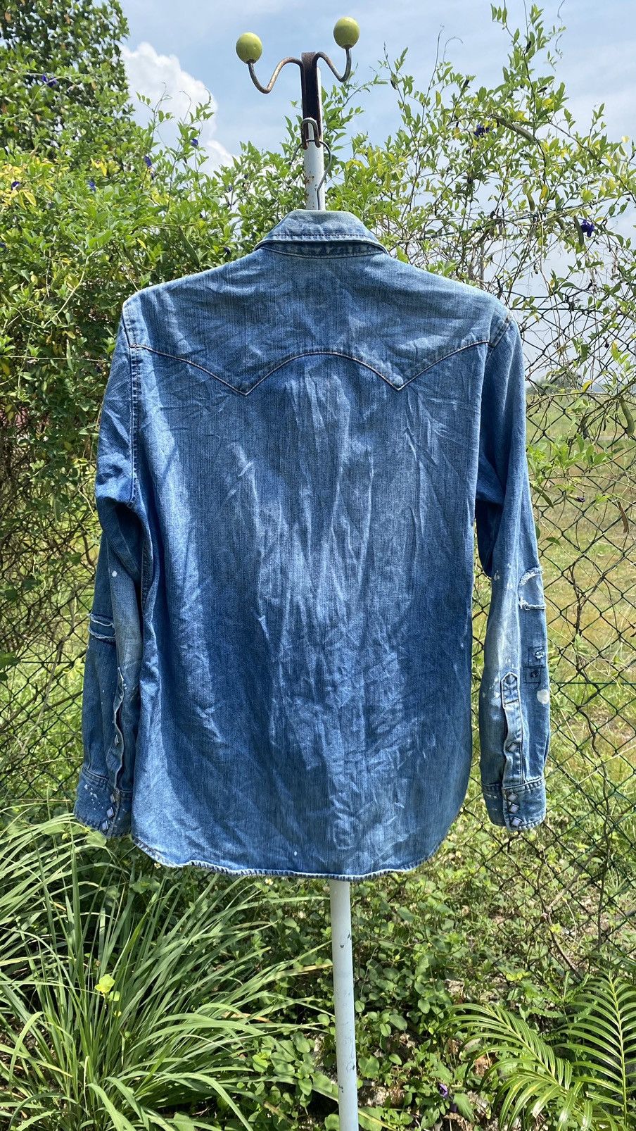 Takeo Kikuchi Vintage Takeo Kikuchi denim shirt Size US M / EU 48-50 / 2 - 2 Thumbnail