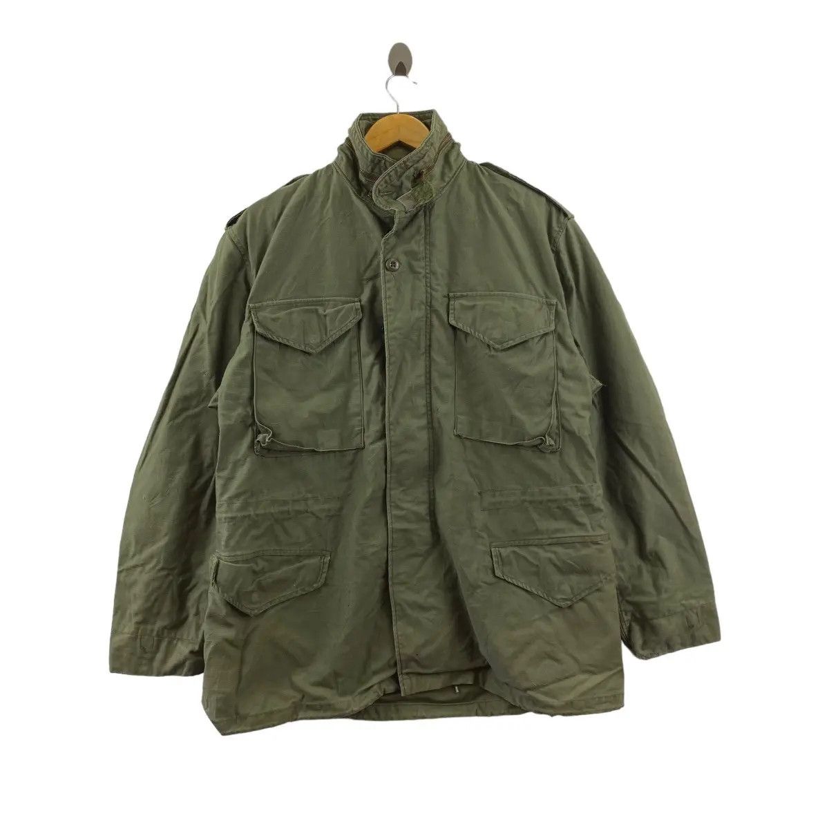 Alpha Industries Vintage ALPHA INDUSTRIES M65 Cold Weather Parka Jacket Size US M / EU 48-50 / 2 - 1 Thumbnail