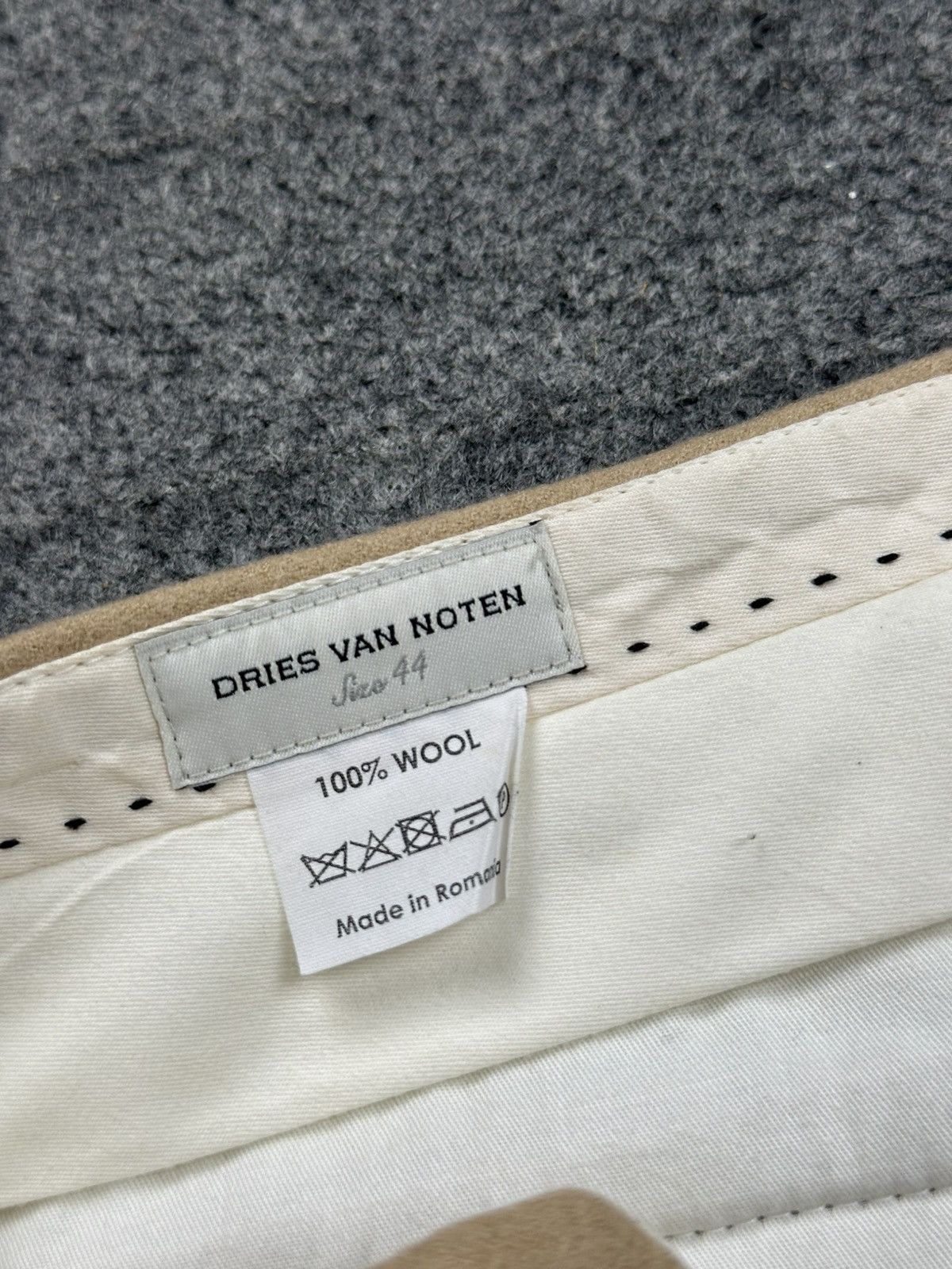 Dries Van Noten Dries Van Noten - S/S17 Wool Reinforced Patches Two-tone Size US 30 / EU 46 - 11 Thumbnail