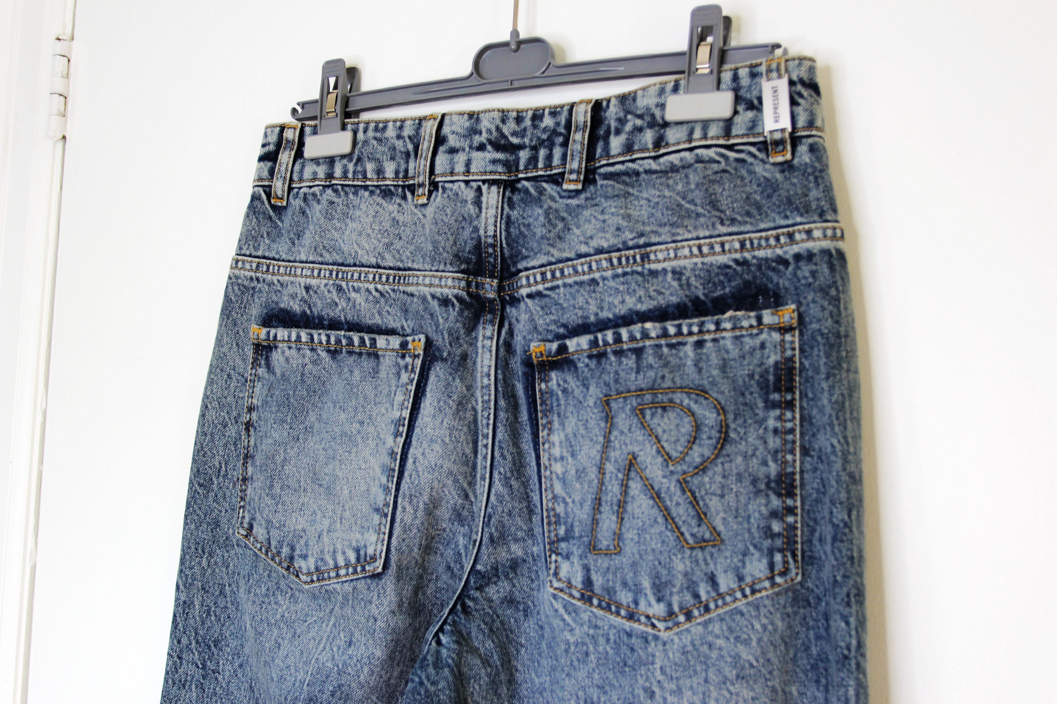 Represent Clo. BNWT SS25 REPRESENT R3 DISTRESSED BAGGY JEANS 30 Size US 30 / EU 46 - 6 Thumbnail