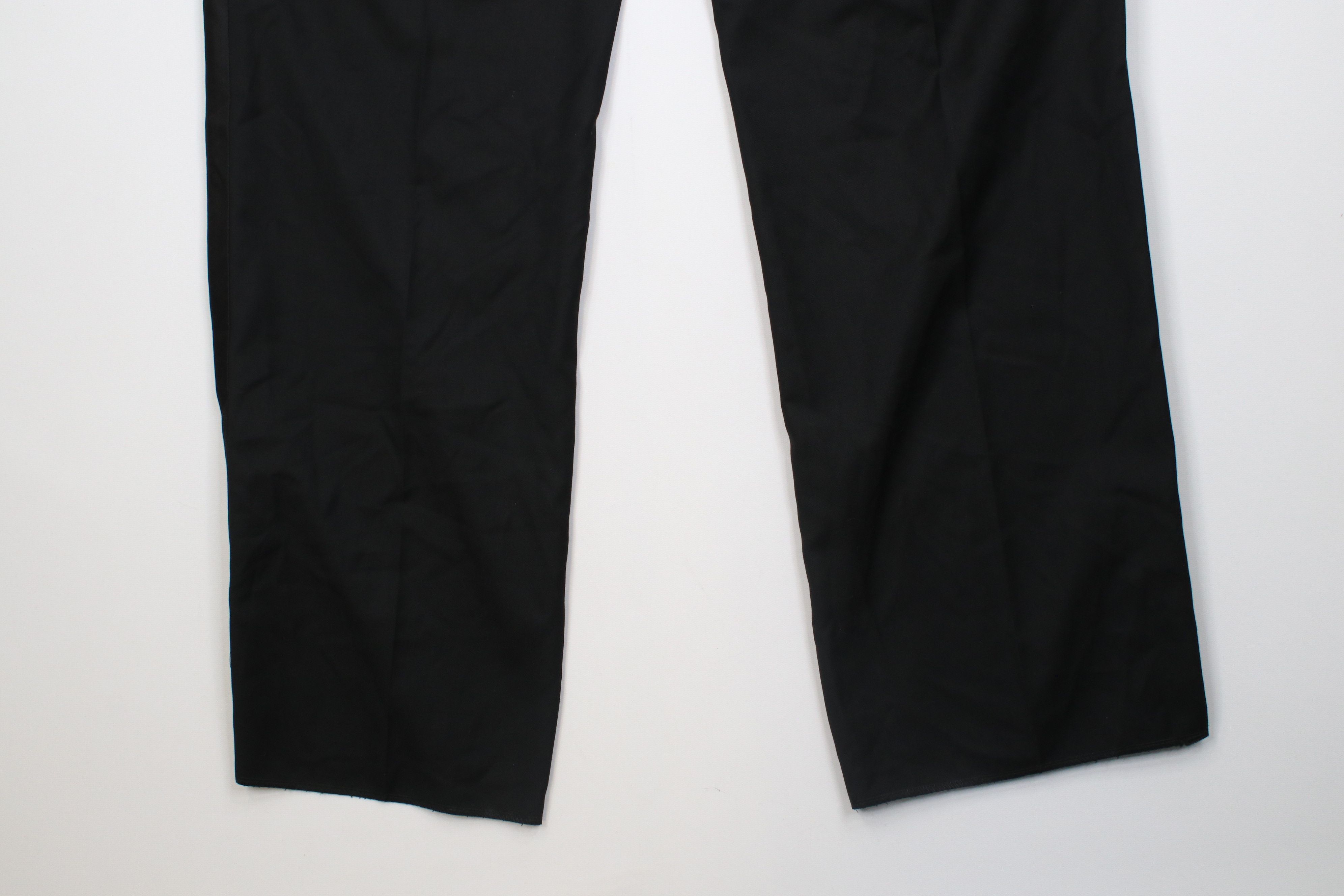 Vintage Vintage 90s Streetwear Wide Leg Tuxedo Chino Pants Black Size US 40 / EU 56 - 12 Thumbnail