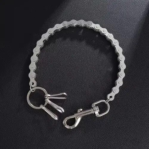 VIBE 44cm Length Motorcycle Chain Wallet Waist Key chain Size ONE SIZE - 1 Thumbnail