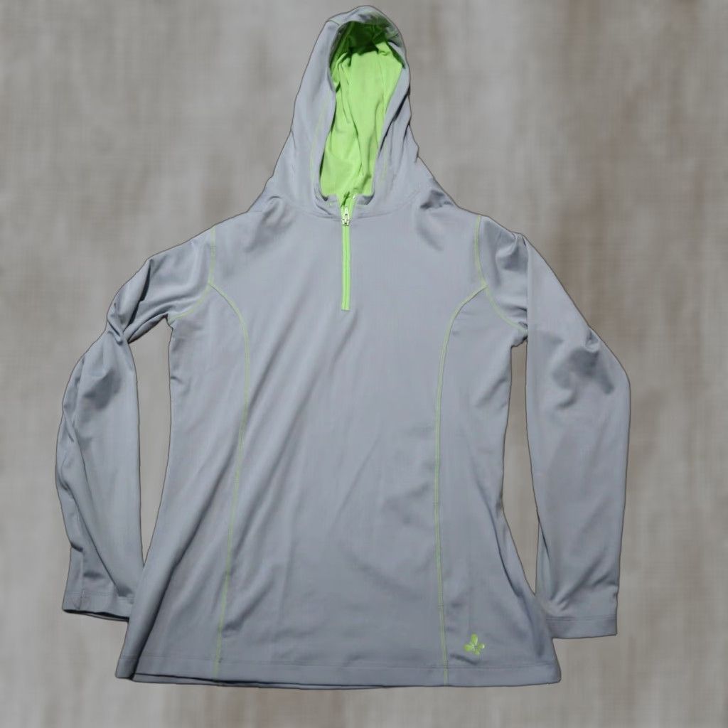 Old Navy Old Navy Gray Full Zip Hoodie Women's M Tall Lightweight Activewear Size M / US 6-8 / IT 42-44 - 1 Thumbnail