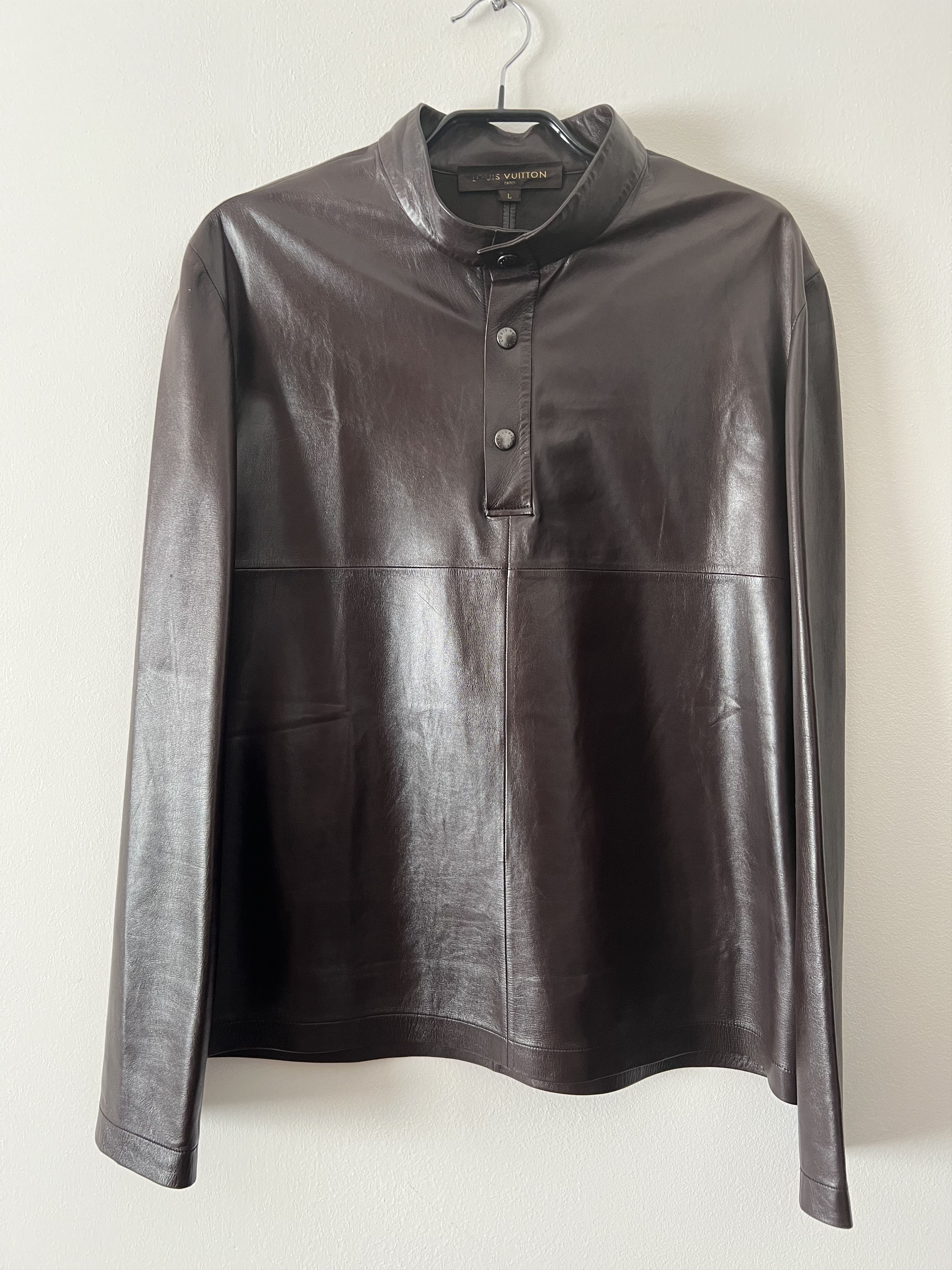 Louis Vuitton Lambskin Shirt Korean Collar Size US L / EU 52-54 / 3 - 2 Thumbnail