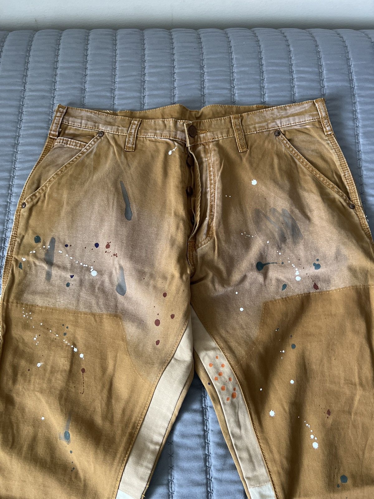 MNML MNML LA Flare Splattered Denim Size US 34 / EU 50 - 5 Thumbnail