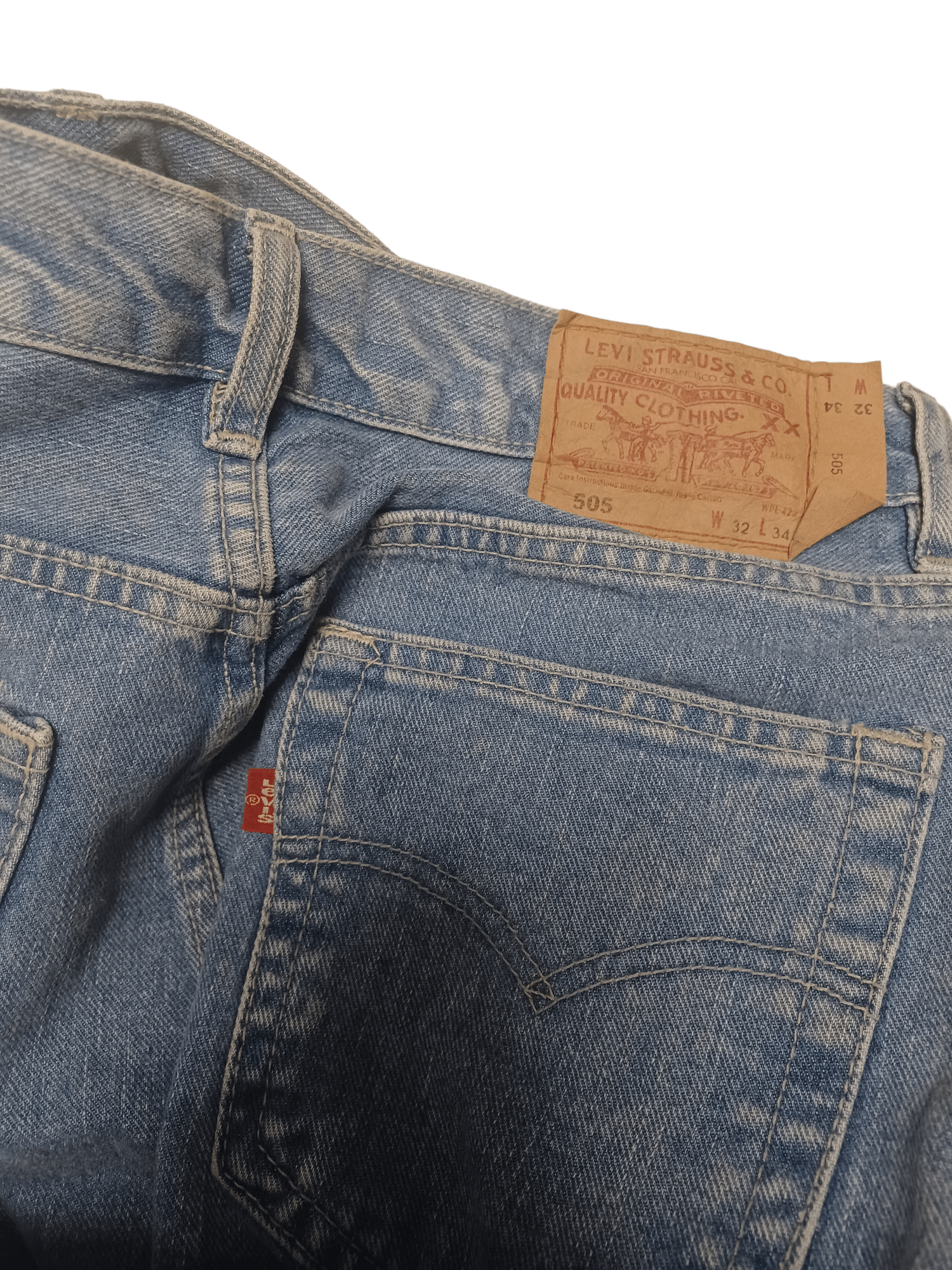 Levi's Vintage Clothing Levis Made in Usa 80s 502 w32 L34 jeans denim Size US 32 / EU 48 - 3 Thumbnail