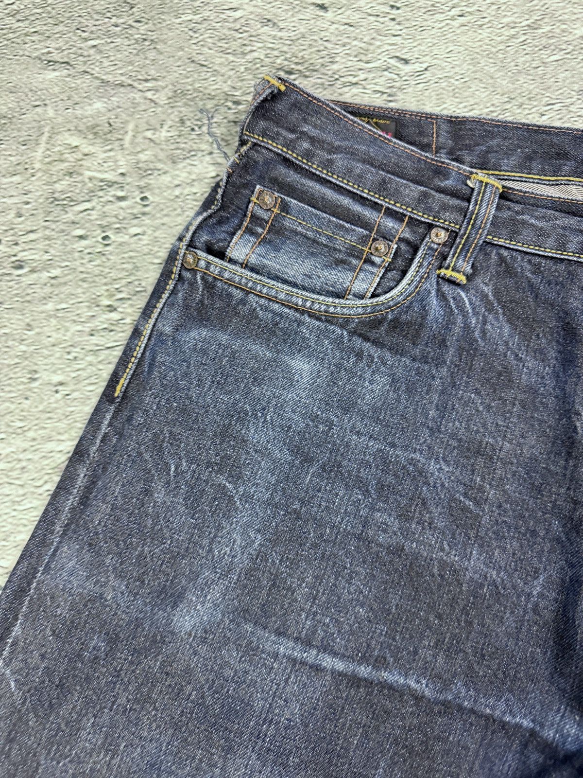 Evisu Evisu jeans daicock big logo red selvedge denim Size US 34 / EU 50 - 13 Thumbnail