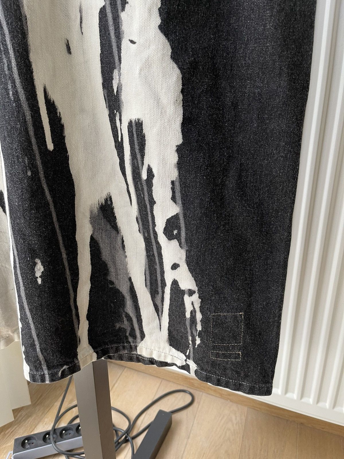 Rick Owens × Rick Owens Drkshdw Rick Owens Drkshdw Mastodon FW16 Bleach/Vomit Denim Top Size US M / EU 48-50 / 2 - 6 Thumbnail
