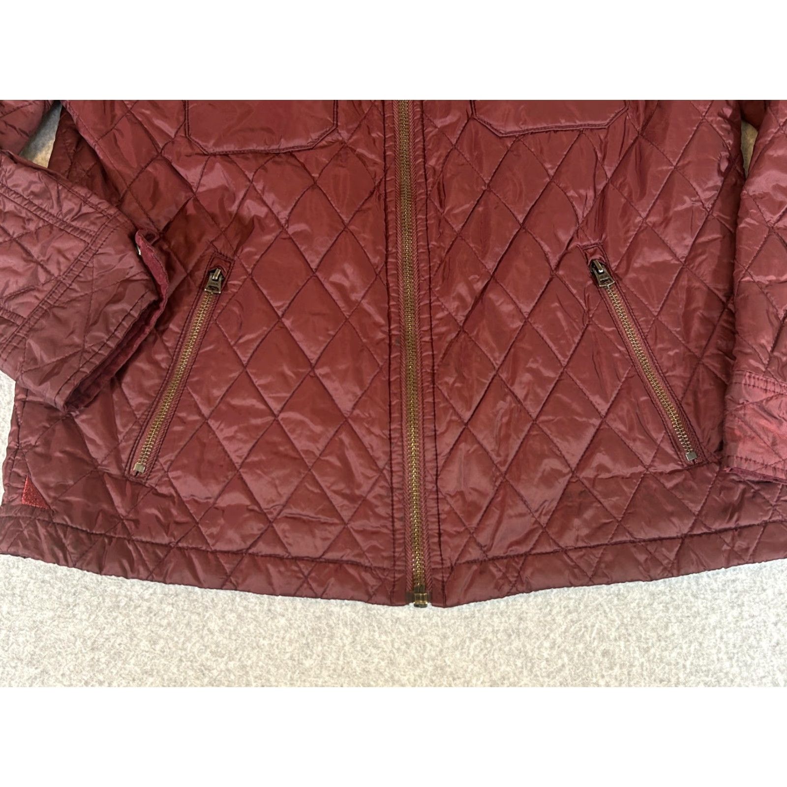 UNTUCKit UNTUCKit Jacket Mens M Red Quilted Marne City Zip Lightweight Puffer Coat Size US M / EU 48-50 / 2 - 2 Thumbnail