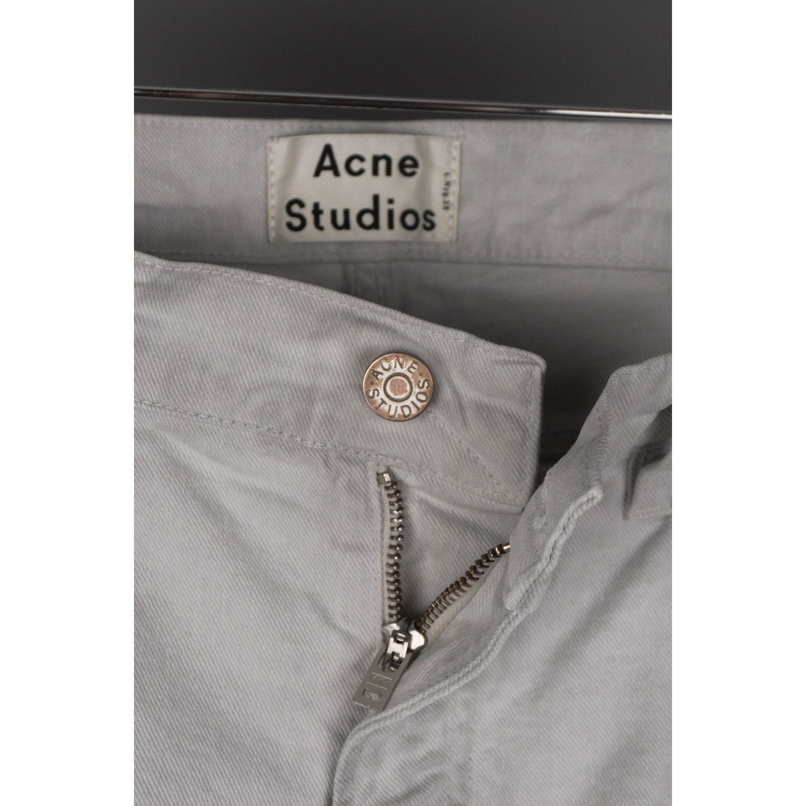 Acne Studios Acne studios grey bleached washed denim jeans pants Size US 34 / EU 50 - 8 Thumbnail
