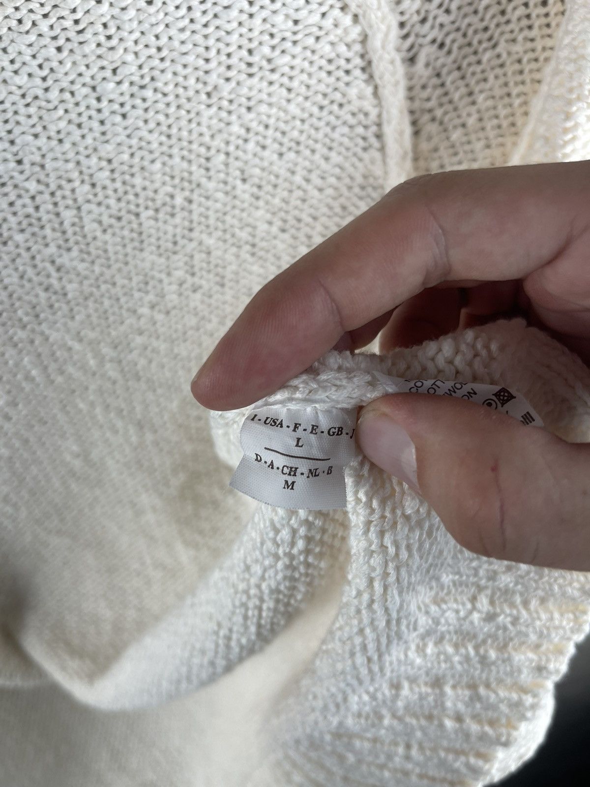 Brunello Cucinelli Brunello Cuccnelli Women's White Zip Sweater 100% Cotton Size L / US 10 / IT 46 - 10 Thumbnail