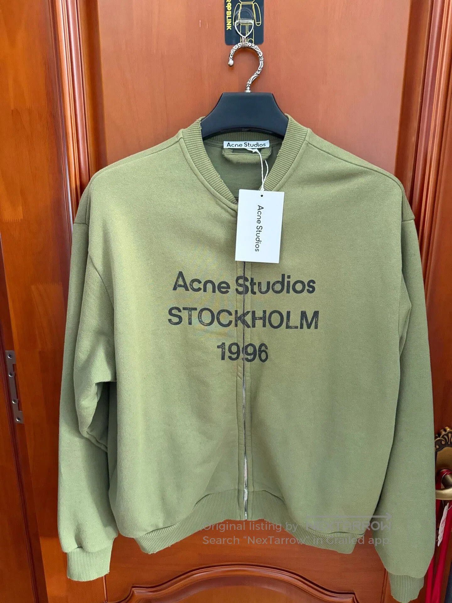 Acne Studios Acne Studios Olive Green Zip Jacket. Size US S / EU 44-46 / 1 - 1 Thumbnail