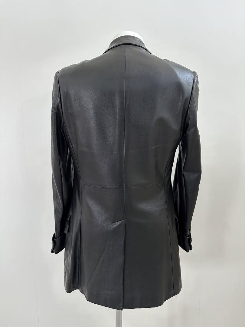 Yohji Yamamoto POUR HOMME 03aw Pimp era flower patched leather jacket Size US L / EU 52-54 / 3 - 6 Thumbnail