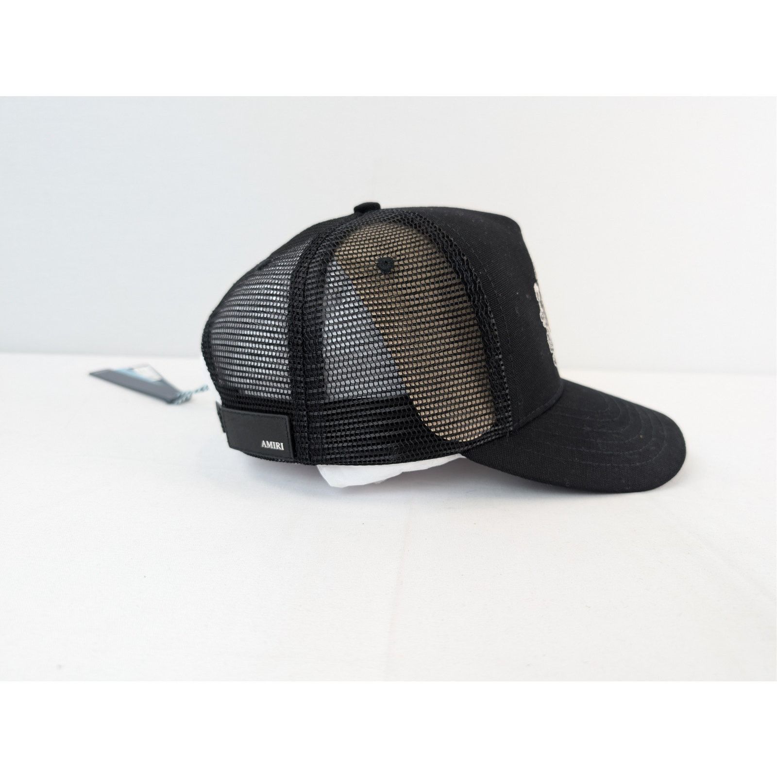 Amiri o1rshd1 Size: OS / MA Crest Trucker Hat / Cap in Black Size ONE SIZE - 4 Thumbnail