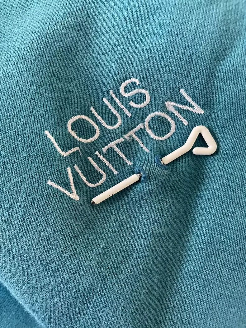 Louis Vuitton louis vuitton size s Lake Green Pin Embroidered Sweatpants Size US 28 / EU 44 - 5 Thumbnail