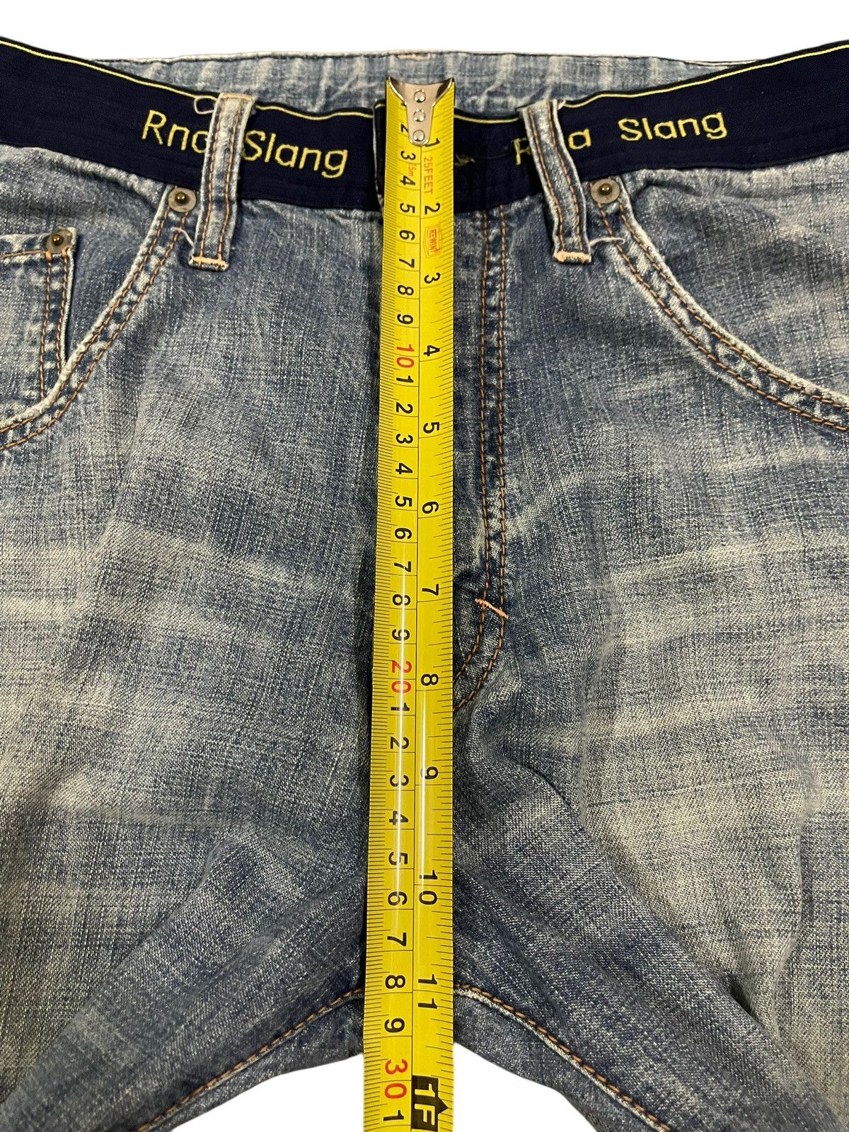 14th Addiction Vintage Japanese Rna Blue Wash Distressed Baggy Jeans Size US 30 / EU 46 - 13 Thumbnail