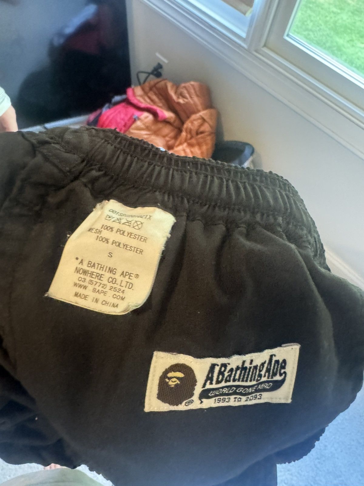 Bape Bape Mens Black Nonsweat Shorts Size US 27 - 3 Thumbnail