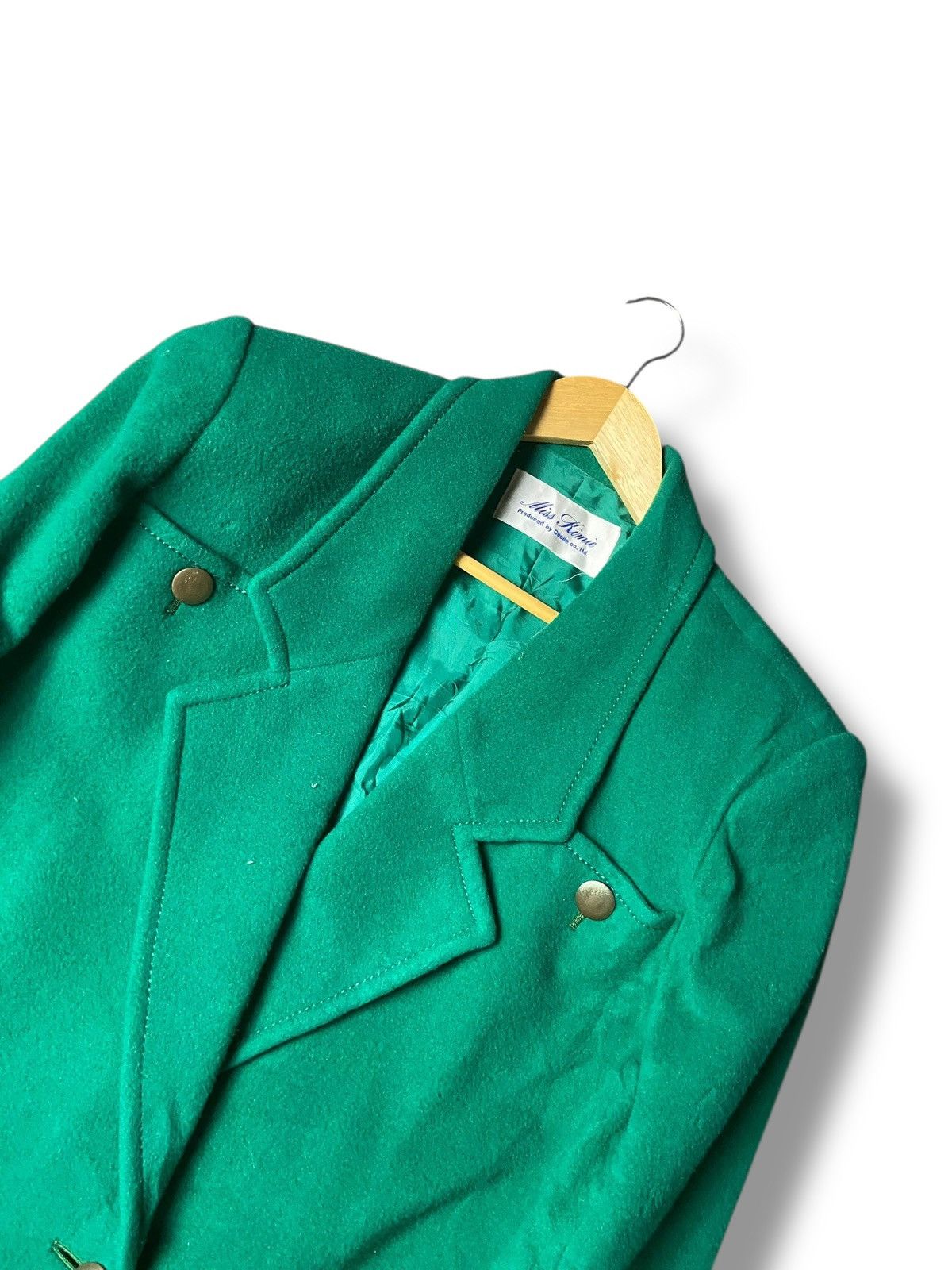 Japanese Brand Miss Kimie by Cecile Co. Double Breasted Coat (171) Size M / US 6-8 / IT 42-44 - 4 Thumbnail