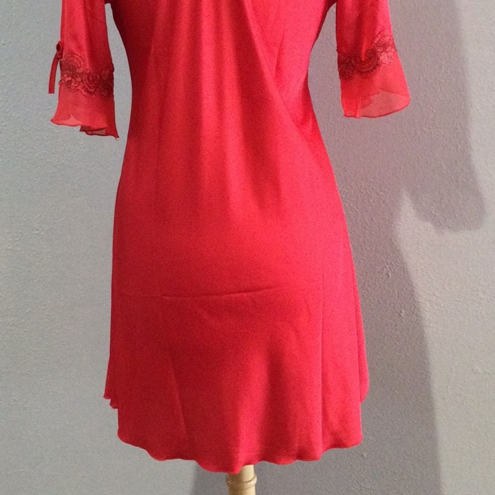 Other Red Lace Nightgown XXL (See description for measurements) Size M / US 6-8 / IT 42-44 - 9 Thumbnail