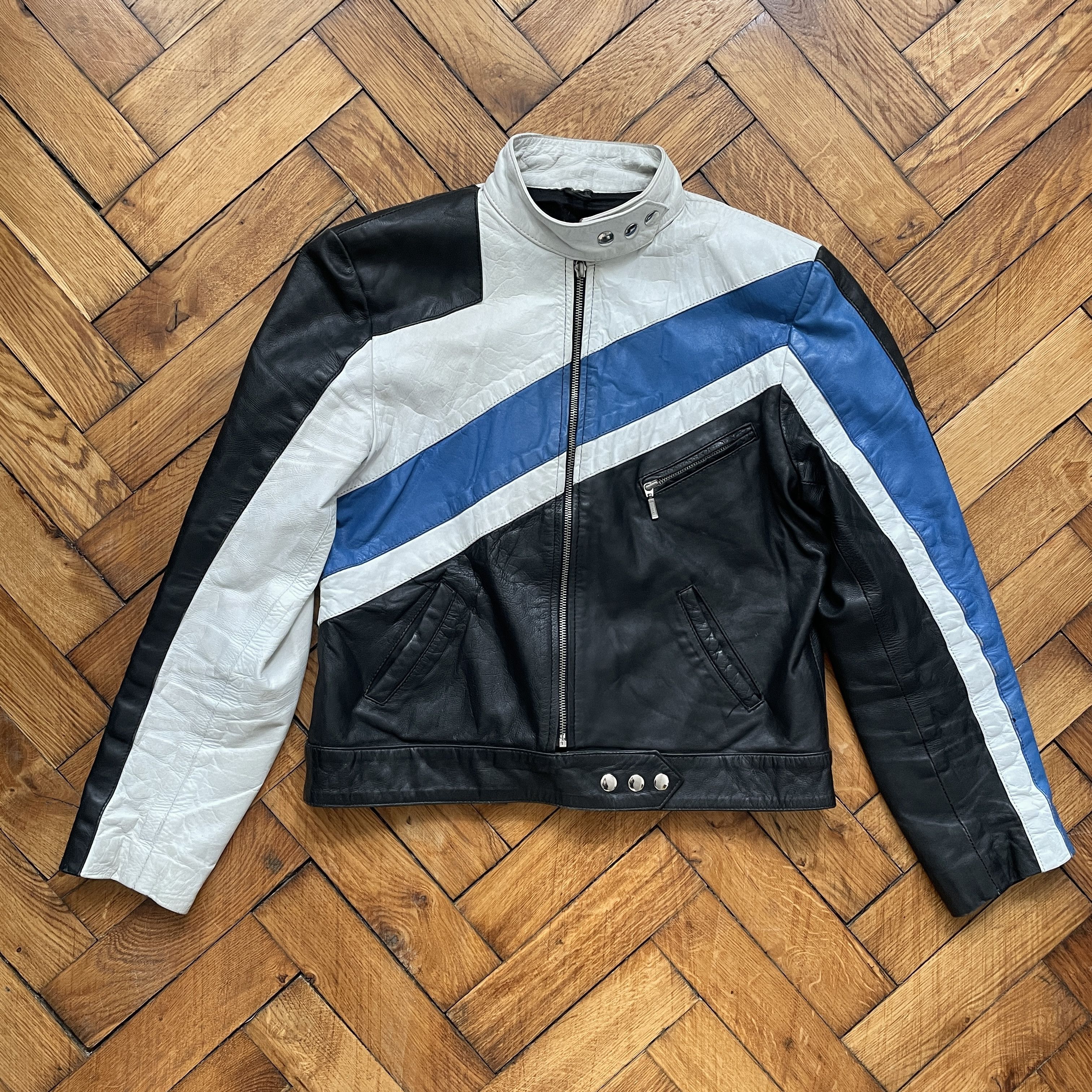 Vintage Vintage Japanese Tokyo Style Racing Leather Jacket Y2K L Size L / US 10 / IT 46 - 2 Thumbnail