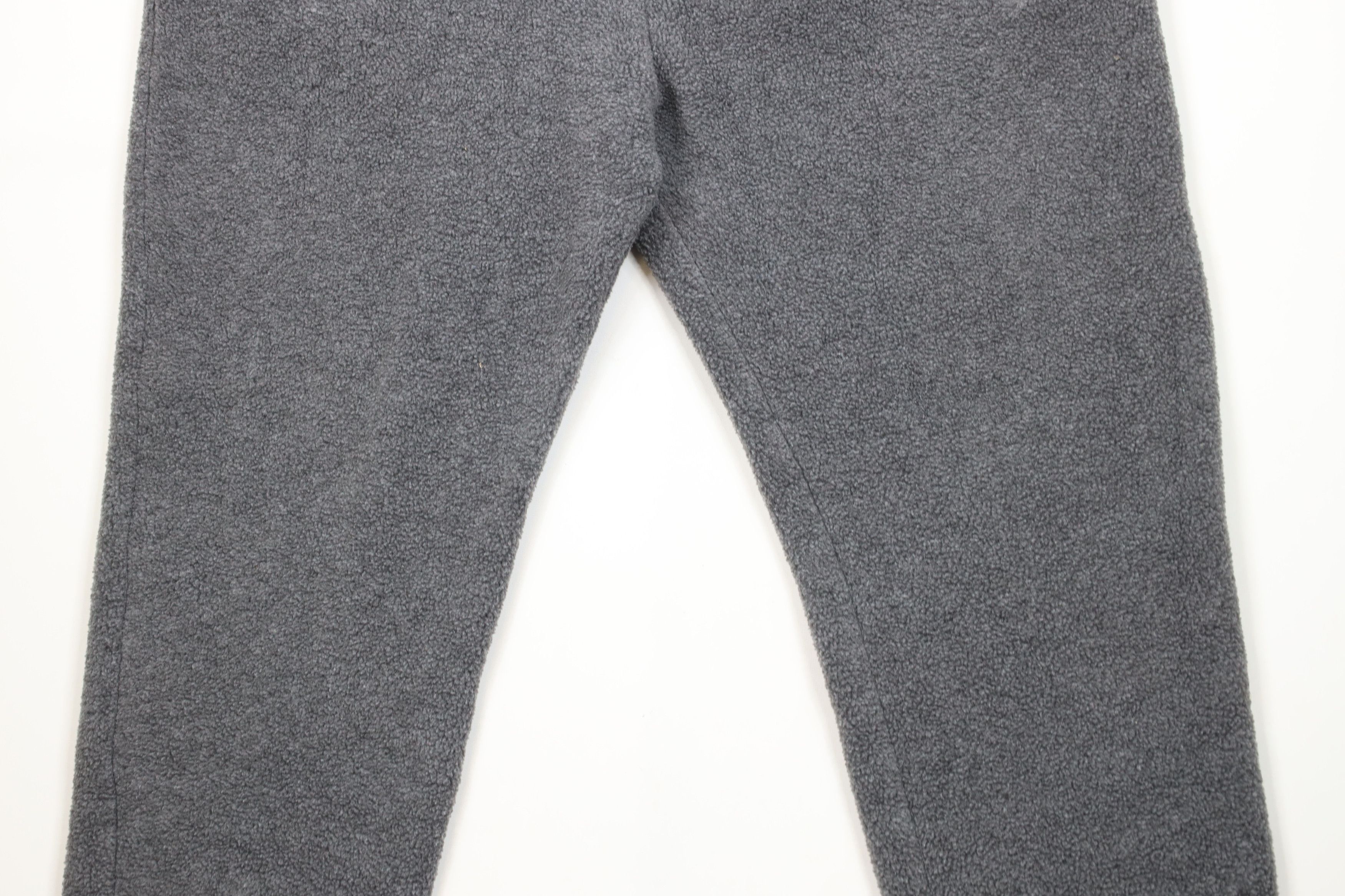 Lands' End × Vintage Vintage 90s Lands End Fleece Sweatpants Joggers Gray USA Size US 38 / EU 54 - 3 Thumbnail