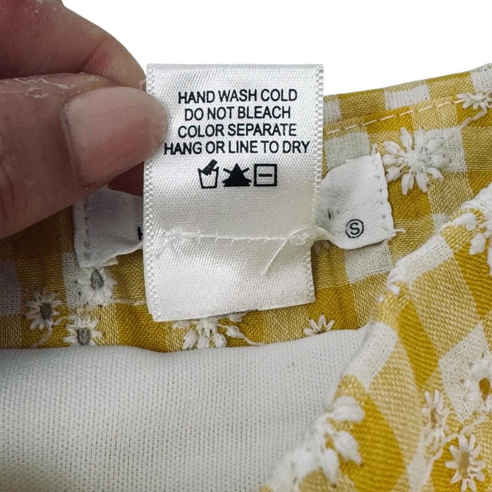 Designer NWT Kirious LA Asymmetrical Yellow Flounce Skirt Size Small Size 28" / US 6 / IT 42 - 4 Thumbnail