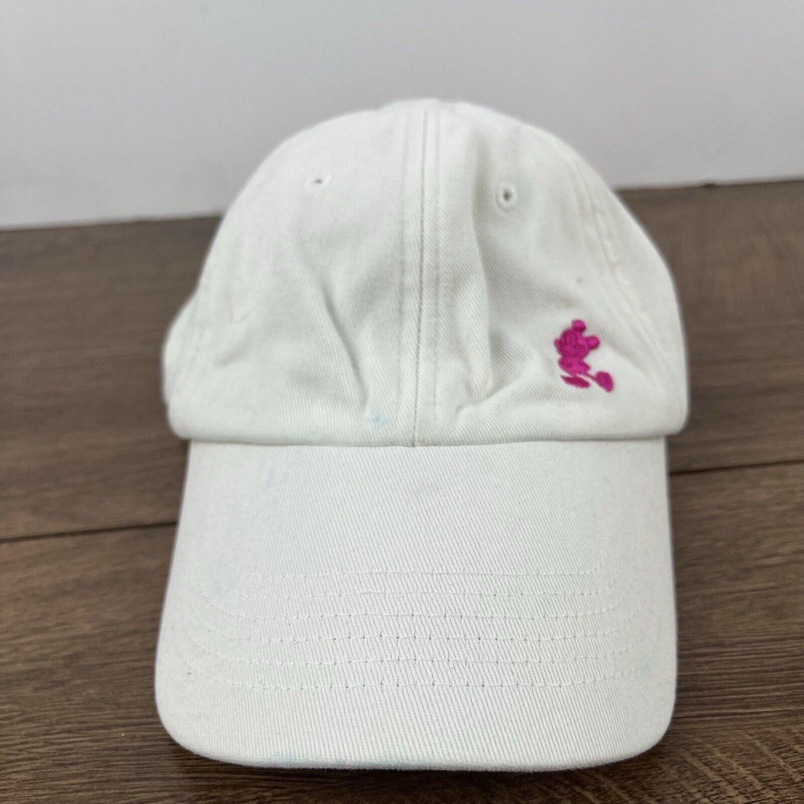 Other Mickey Mouse White Hat Mickey Mouse White Adjustable Hat Whi Size ONE SIZE - 5 Thumbnail
