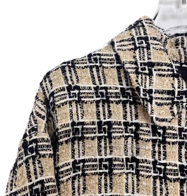 Gucci Gucci Colour-blocked plaid cotton lapel long-sleeved singl Size S / US 4 / IT 40 - 3 Thumbnail
