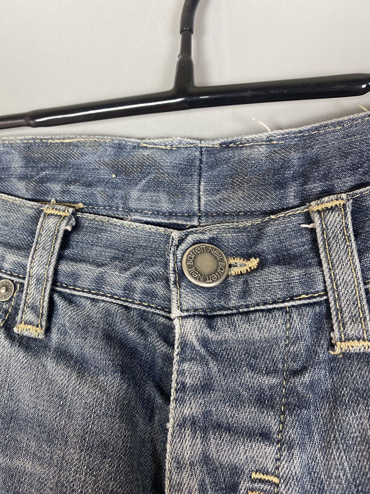 Neil Barrett × Vintage Vintage 90s Neil Barrett jeans shorts Size US 34 / EU 50 - 7 Thumbnail