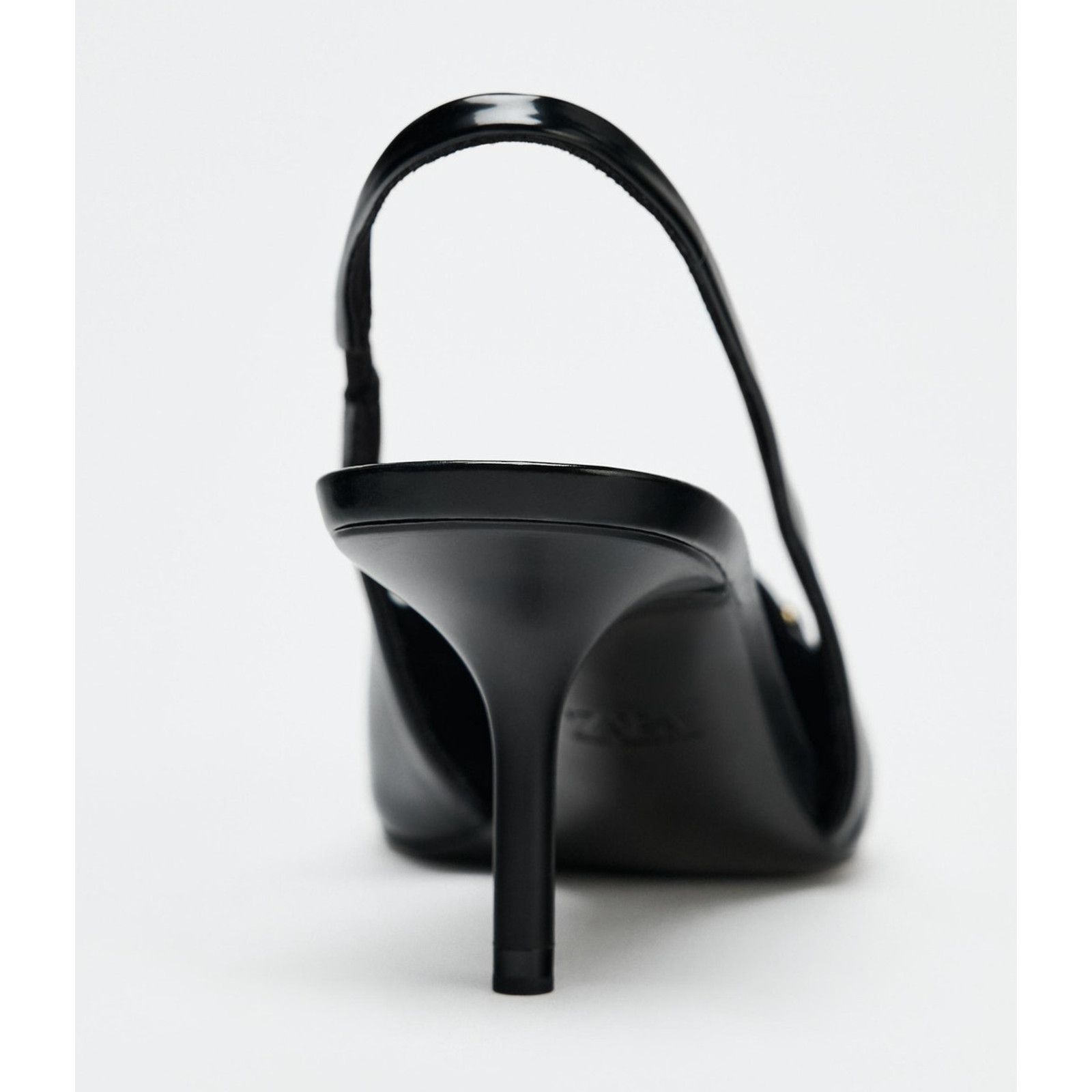 Zara ZARA Black Embellished Slingbacks NWT Size US 10 / IT 40 - 22 Thumbnail
