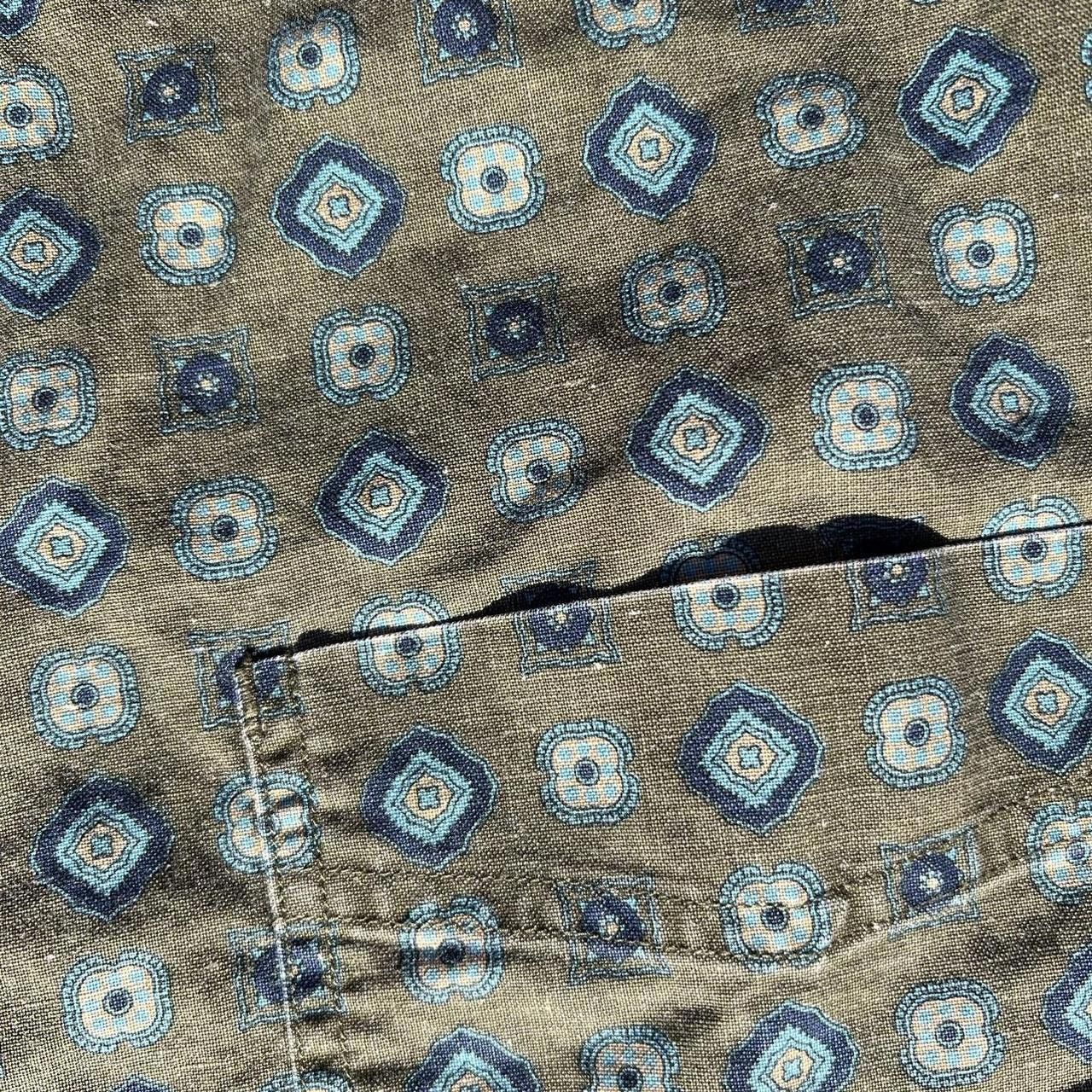 Bugle Boy Vintage 90s Diamond Square Pattern Button Down Shirt Size US L / EU 52-54 / 3 - 4 Thumbnail