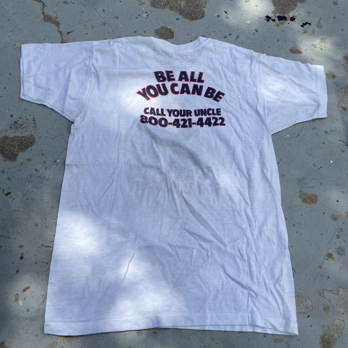 Vintage Vintage Uncle Sam Paper Thin Tee Size US L / EU 52-54 / 3 - 4 Thumbnail