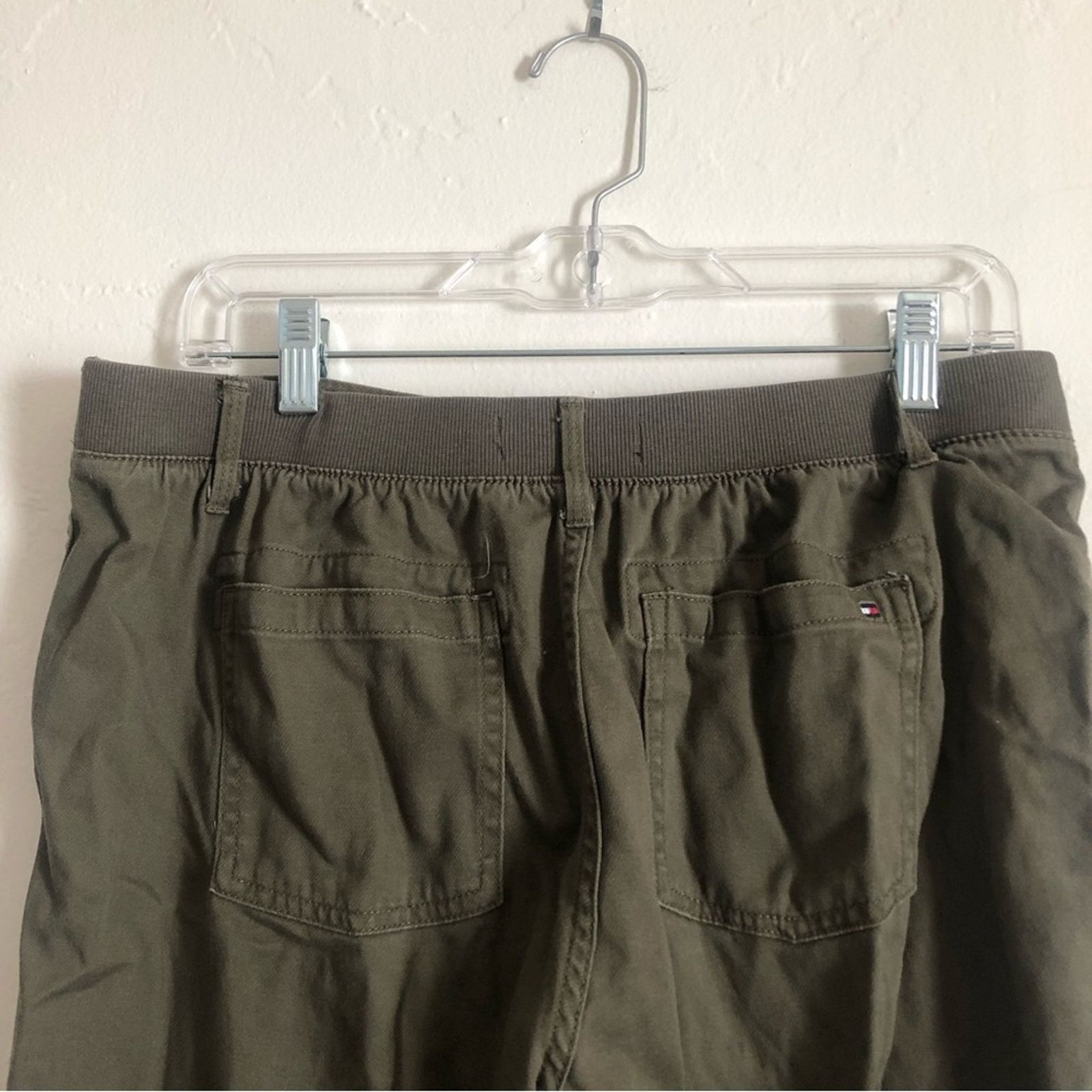 Tommy Hilfiger Tommy Hilfiger Green Cargo Straight Cotton Trouser Pants Size 31" - 7 Thumbnail
