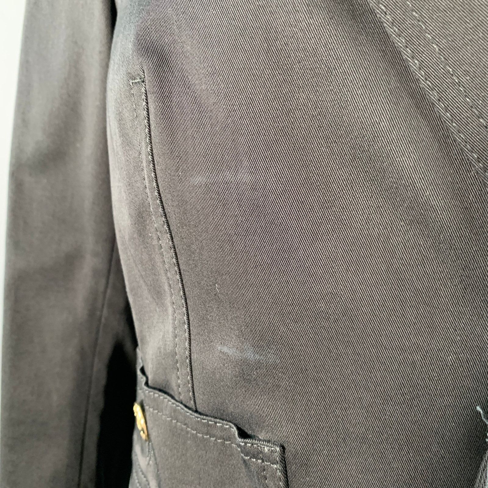Dsquared2 DSQUARED2 Size 8 Black Cotton Blend Single Breasted Jacket Size M / US 6-8 / IT 42-44 - 4 Thumbnail