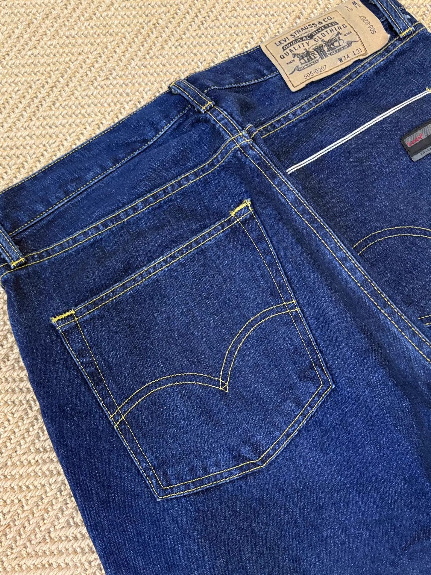 Levi's Levi's FENOM Hiroshi Fujiwara 505 One Wash All Shine W34L31 Size US 34 / EU 50 - 6 Thumbnail