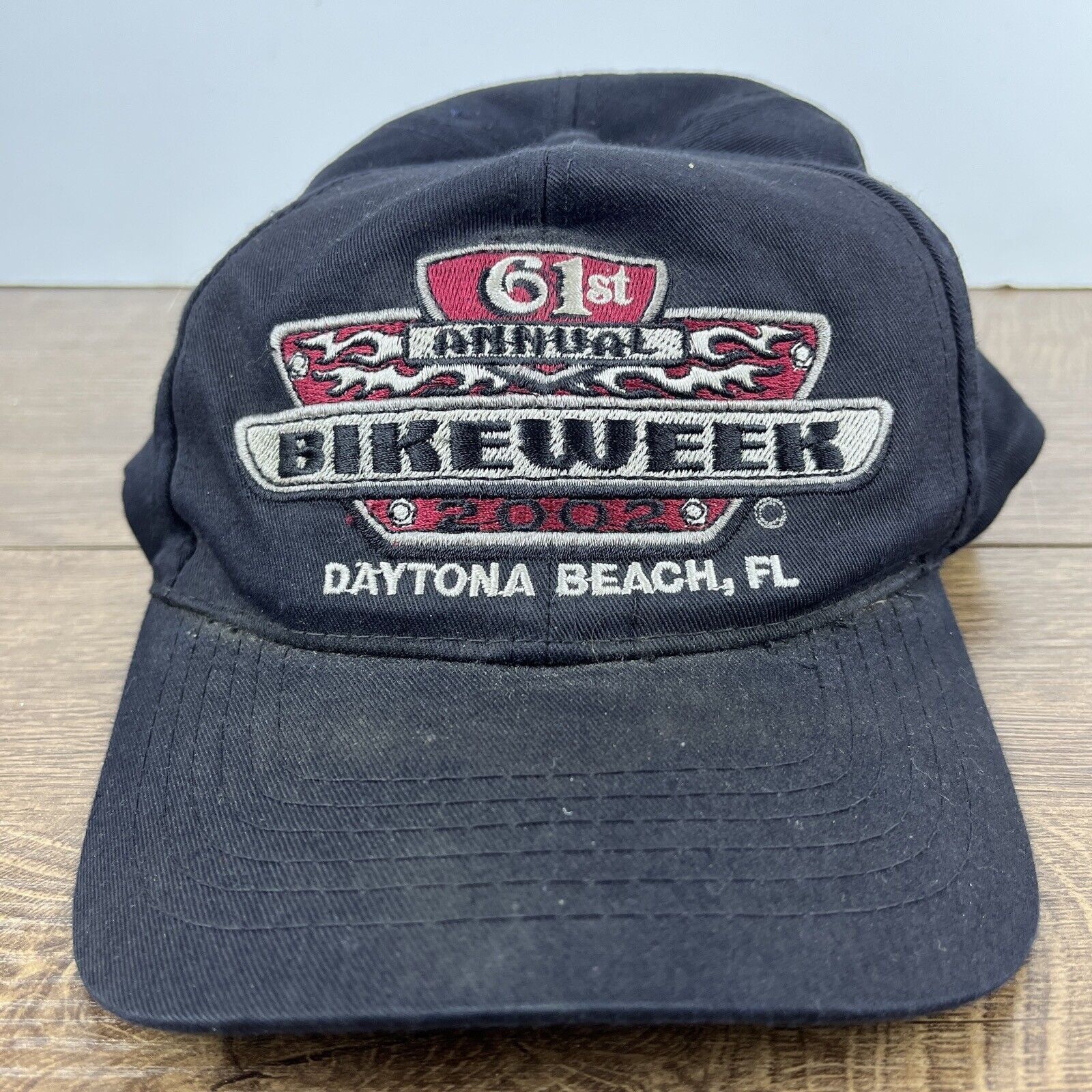 Other 61st Annual Bikeweek Hat Black Hat Snapback Adjustable Dayto Size ONE SIZE - 2 Thumbnail