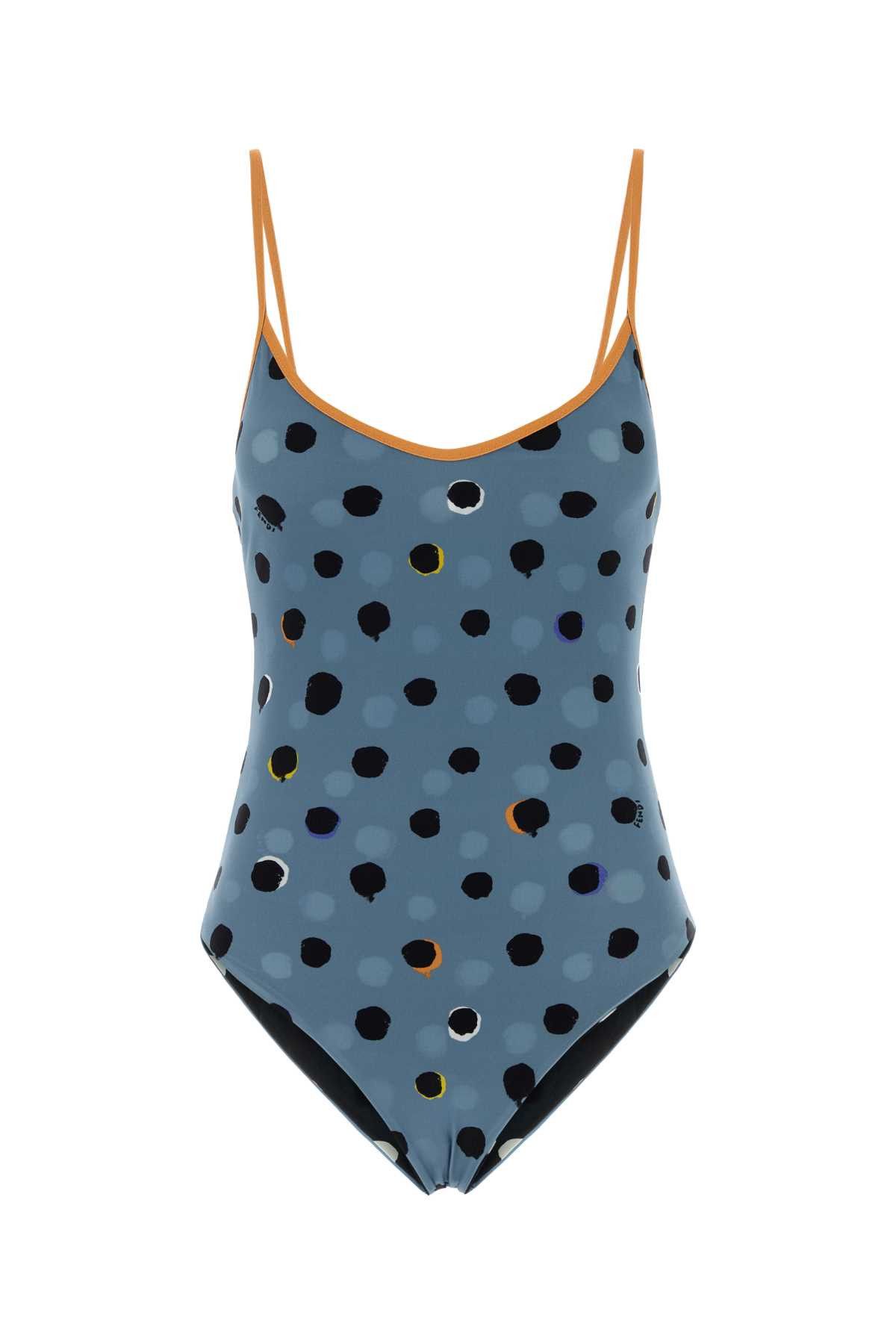 Fendi Printed Stretch Nylon Swimsuit Size M / US 6-8 / IT 42-44 - 1 Thumbnail