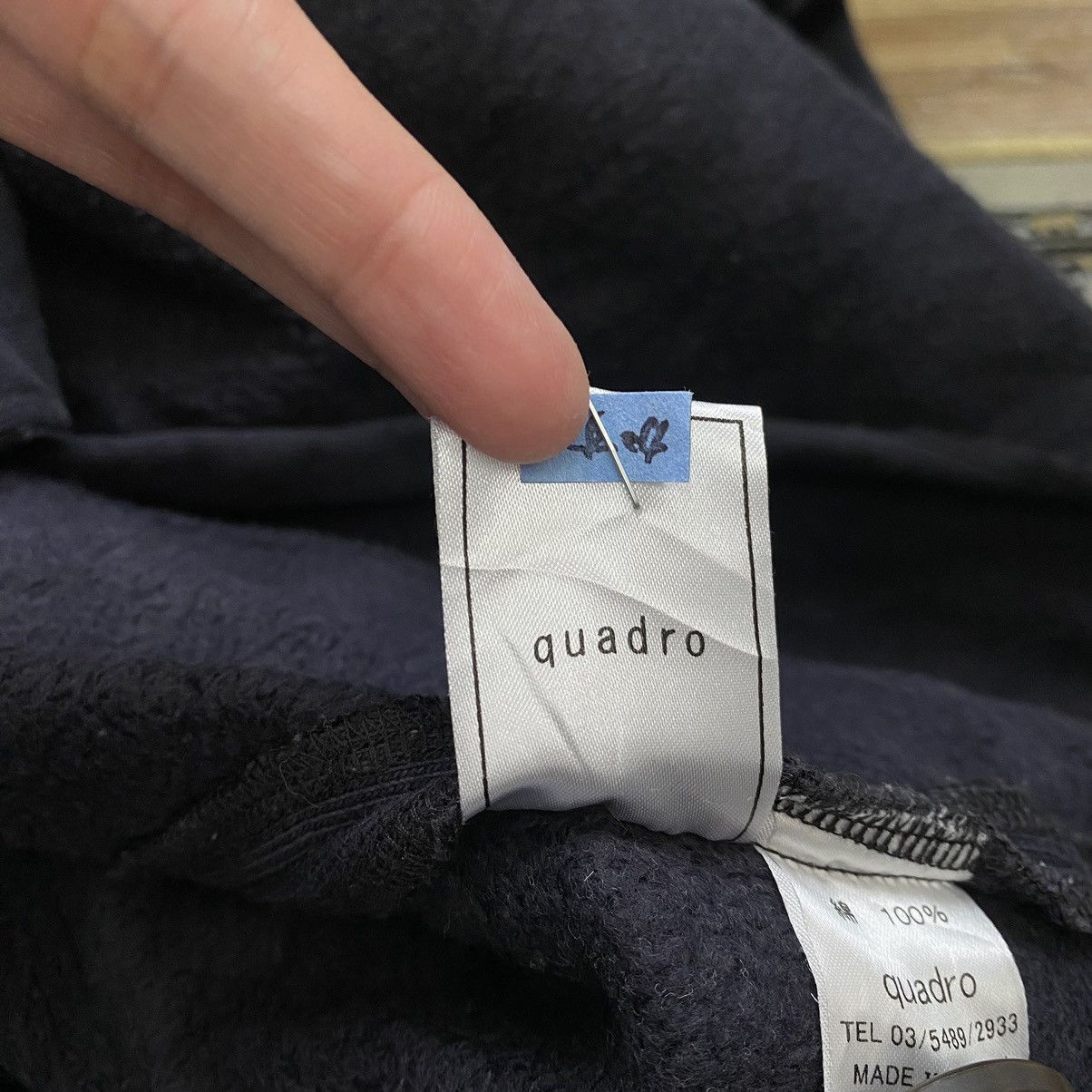 Japanese Brand QUADRO Japanese Brand Sherpa Inside Button Up Hooded Coat Size US S / EU 44-46 / 1 - 9 Thumbnail
