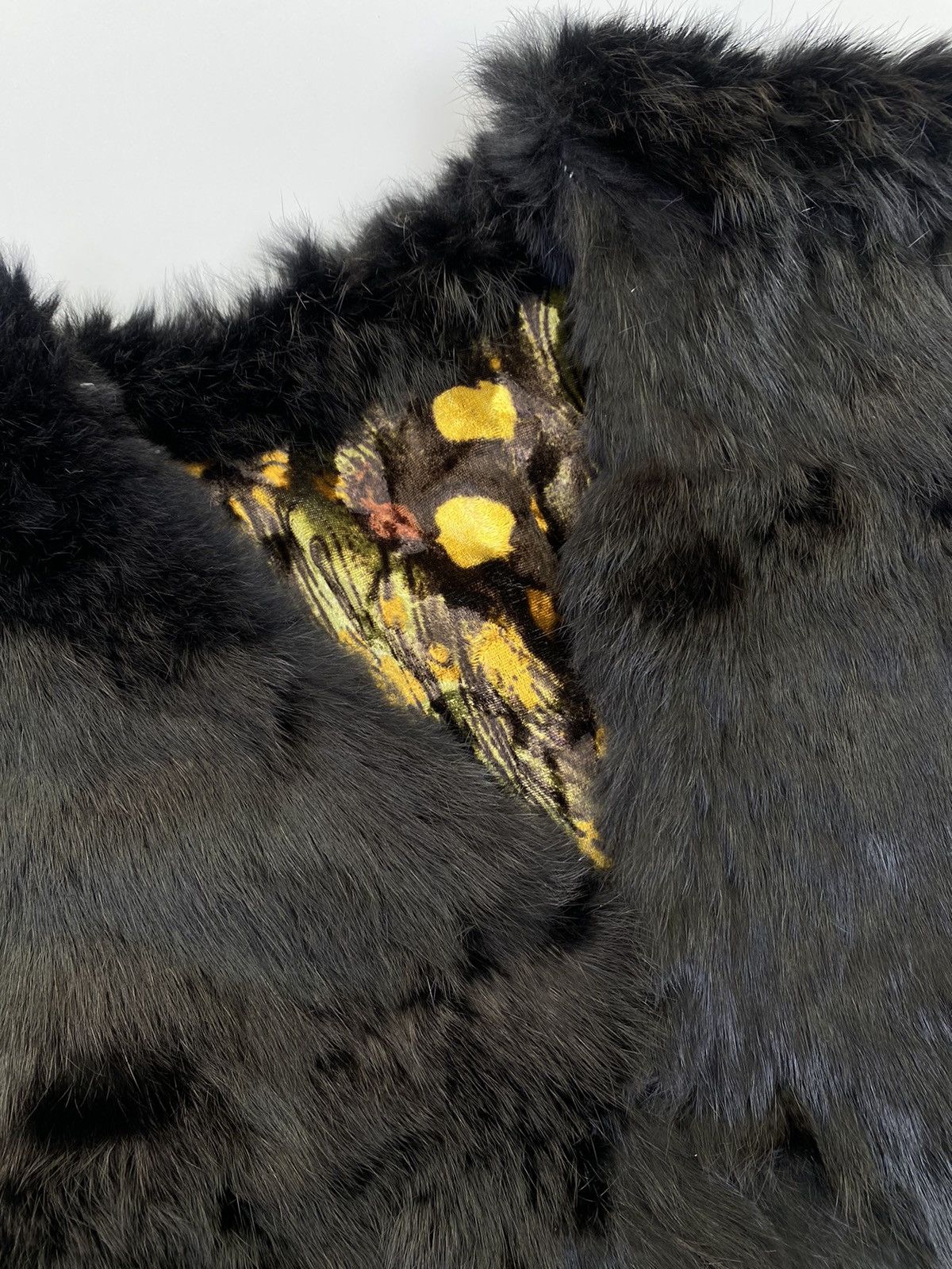 Vintage CSC Rabbit Fur Vest Size L / US 10 / IT 46 - 7 Thumbnail