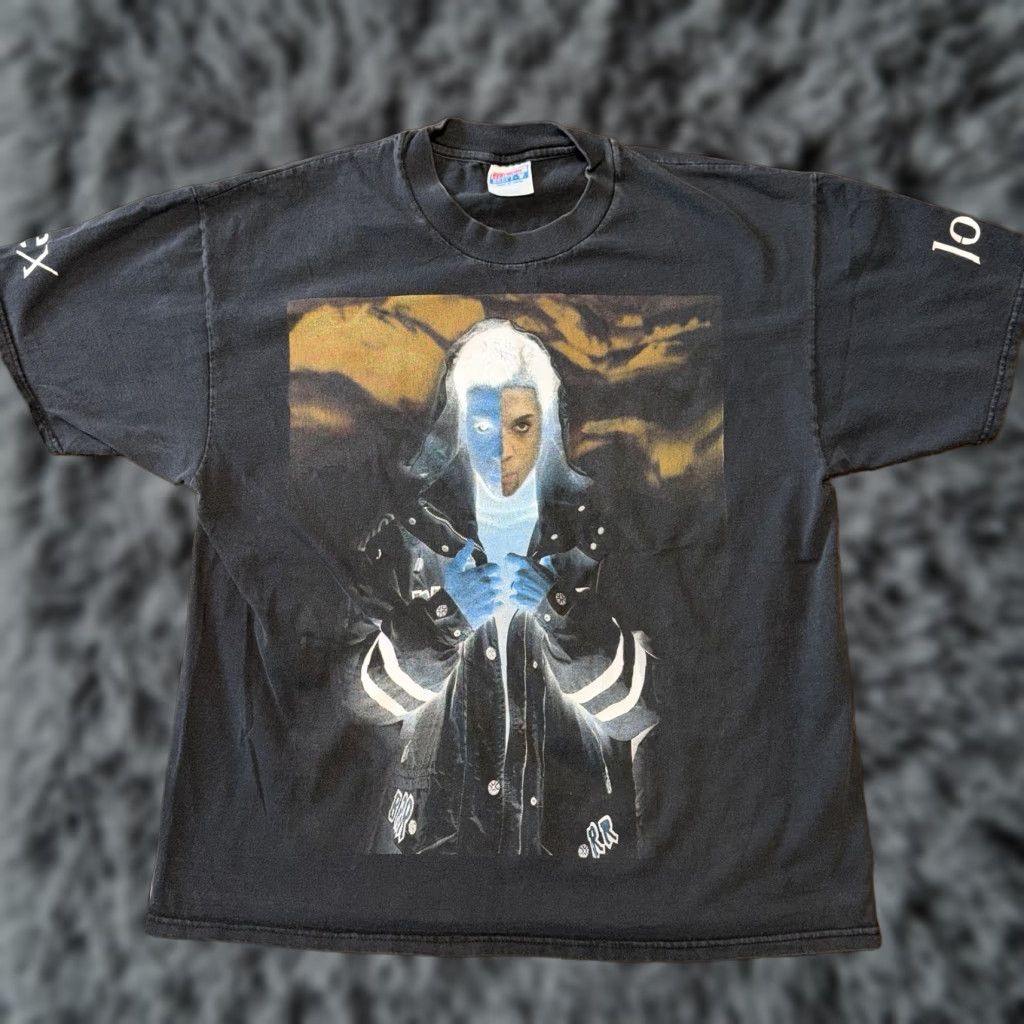 Hanes VINTAGE Prince Liberty Sex Love Emancipation Tour T Shirt XL Double Sided Hanes Unisex Adults Black 1990s 90s Music Band Prince Size US XL / EU 56 / 4 - 1 Thumbnail