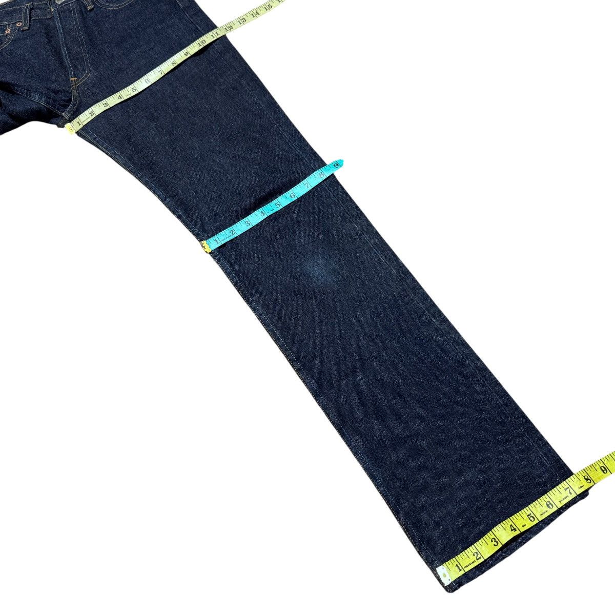 Levi's Vintage Levis 501 Dark Blue Denim Jeans Size US 29 - 21 Thumbnail