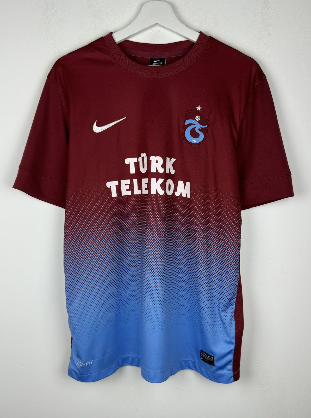 Nike Trabzonspor 2013 Away Soccer Jersey Football Shirt Size US M / EU 48-50 / 2 - 1 Thumbnail